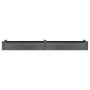 Flowerbed planter with gray fir wood lining 240x45x25 cm by , Pots and planters - Ref: Foro24-364297, Price: 78,95 €, Discoun...