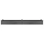 Flowerbed planter with gray fir wood lining 240x45x25 cm by , Pots and planters - Ref: Foro24-364297, Price: 93,17 €, Discoun...