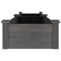 Jardinera arriate con forro madera abeto gris 240x45x25 cm de , Maceteros y jardineras - Ref: Foro24-364297, Precio: 70,48 €,...