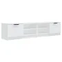 TV-Schrank, 2 Stück, weißes Sperrholz, 80 x 35 x 36,5 cm von , TV-Möbel - Ref: Foro24-811467, Preis: 86,35 €, Rabatt: %