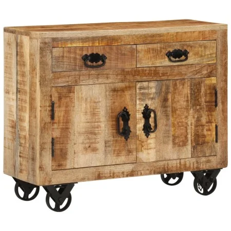 Sideboard aus unbehandeltem massivem Mangoholz, 80 x 30 x 65 cm von , Sideboards - Ref: Foro24-351689, Preis: 287,83 €, Rabat...