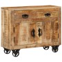 Untreated solid mango wood sideboard 80x30x65 cm by , Sideboards - Ref: Foro24-351689, Price: 293,90 €, Discount: %