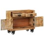 Untreated solid mango wood sideboard 80x30x65 cm by , Sideboards - Ref: Foro24-351689, Price: 293,90 €, Discount: %