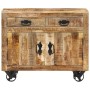 Untreated solid mango wood sideboard 80x30x65 cm by , Sideboards - Ref: Foro24-351689, Price: 293,90 €, Discount: %