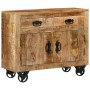 Untreated solid mango wood sideboard 80x30x65 cm by , Sideboards - Ref: Foro24-351689, Price: 293,90 €, Discount: %