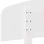 Solid white pine wood bed headboard 200 cm by , Headboards and footboards - Ref: Foro24-842487, Price: 60,51 €, Discount: %