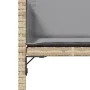 Garden armchairs with cushions 4 units beige synthetic rattan mix by , Garden chairs - Ref: Foro24-365006, Price: 162,93 €, D...