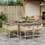 9-piece garden dining set with beige synthetic rattan cushions by , Garden sets - Ref: Foro24-3211380, Price: 466,56 €, Disco...