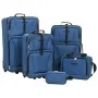 5-teiliges Reisekoffer-Set aus blauem Stoff von , Koffer - Ref: Foro24-4002829, Preis: 142,53 €, Rabatt: %