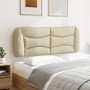 Gepolstertes Kopfteil aus cremefarbenem Stoff, 120 cm von , Kopf- und Fußteile - Ref: Foro24-374566, Preis: 59,07 €, Rabatt: %