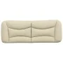 Padded headboard in cream fabric 120 cm by , Headboards and footboards - Ref: Foro24-374566, Price: 58,26 €, Discount: %