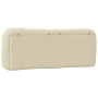 Padded headboard in cream fabric 120 cm by , Headboards and footboards - Ref: Foro24-374566, Price: 59,07 €, Discount: %