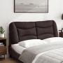 Gepolstertes Kopfteil aus dunkelbraunem Stoff, 120 cm von , Kopf- und Fußteile - Ref: Foro24-374564, Preis: 51,00 €, Rabatt: %