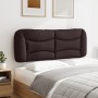 Gepolstertes Kopfteil aus dunkelbraunem Stoff, 120 cm von , Kopf- und Fußteile - Ref: Foro24-374564, Preis: 51,00 €, Rabatt: %