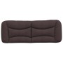 Gepolstertes Kopfteil aus dunkelbraunem Stoff, 120 cm von , Kopf- und Fußteile - Ref: Foro24-374564, Preis: 51,00 €, Rabatt: %