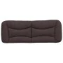 Gepolstertes Kopfteil aus dunkelbraunem Stoff, 120 cm von , Kopf- und Fußteile - Ref: Foro24-374564, Preis: 50,52 €, Rabatt: %