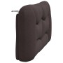 Gepolstertes Kopfteil aus dunkelbraunem Stoff, 120 cm von , Kopf- und Fußteile - Ref: Foro24-374564, Preis: 51,00 €, Rabatt: %