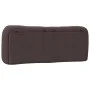 Dark brown fabric padded headboard 120 cm by , Headboards and footboards - Ref: Foro24-374564, Price: 50,52 €, Discount: %