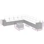 Garden sofa set 10 pieces with black synthetic rattan cushions by , Garden sets - Ref: Foro24-3225488, Price: 647,57 €, Disco...
