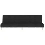 2 seater black fabric sofa bed by , Sofas - Ref: Foro24-375756, Price: 244,26 €, Discount: %