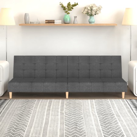 2 seater sofa bed light gray fabric by , Sofas - Ref: Foro24-375754, Price: 264,94 €, Discount: %