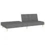 2 seater sofa bed light gray fabric by , Sofas - Ref: Foro24-375754, Price: 244,03 €, Discount: %