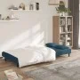 2-Sitzer-Schlafsofa mit zwei blauen Samtkissen von , Sofas - Ref: Foro24-375806, Preis: 240,00 €, Rabatt: %