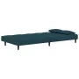 2-Sitzer-Schlafsofa mit zwei blauen Samtkissen von , Sofas - Ref: Foro24-375806, Preis: 240,00 €, Rabatt: %