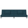 2-Sitzer-Schlafsofa mit zwei blauen Samtkissen von , Sofas - Ref: Foro24-375806, Preis: 236,35 €, Rabatt: %