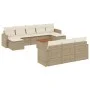 11-piece garden sofa set with beige synthetic rattan cushions by , Modular outdoor sofas - Ref: Foro24-3224343, Price: 704,16...