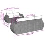 Garden sofa set with cushions 6 pieces beige synthetic rattan by , Garden sets - Ref: Foro24-3253436, Price: 463,83 €, Discou...