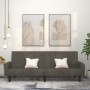 Dunkelgraues 2-Sitzer-Schlafsofa aus Samt von , Sofas - Ref: Foro24-375775, Preis: 279,24 €, Rabatt: %
