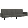 Dunkelgraues 2-Sitzer-Schlafsofa aus Samt von , Sofas - Ref: Foro24-375775, Preis: 279,24 €, Rabatt: %
