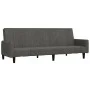 Dunkelgraues 2-Sitzer-Schlafsofa aus Samt von , Sofas - Ref: Foro24-375775, Preis: 274,40 €, Rabatt: %