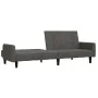 Dark gray velvet 2-seater sofa bed by , Sofas - Ref: Foro24-375775, Price: 274,38 €, Discount: %