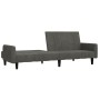 Dunkelgraues 2-Sitzer-Schlafsofa aus Samt von , Sofas - Ref: Foro24-375775, Preis: 279,24 €, Rabatt: %