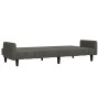 Dunkelgraues 2-Sitzer-Schlafsofa aus Samt von , Sofas - Ref: Foro24-375775, Preis: 279,24 €, Rabatt: %