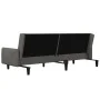 Dunkelgraues 2-Sitzer-Schlafsofa aus Samt von , Sofas - Ref: Foro24-375775, Preis: 274,40 €, Rabatt: %