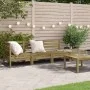 4-Sitzer-Gartensofa aus imprägniertem Kiefernholz von , Modulare Sofas für den Außenbereich - Ref: Foro24-838053, Preis: 144,...