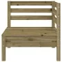 4-Sitzer-Gartensofa aus imprägniertem Kiefernholz von , Modulare Sofas für den Außenbereich - Ref: Foro24-838053, Preis: 144,...