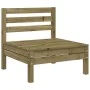 4-Sitzer-Gartensofa aus imprägniertem Kiefernholz von , Modulare Sofas für den Außenbereich - Ref: Foro24-838053, Preis: 144,...