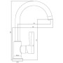 SCHÜTTE CORNWALL sink mixer tap chrome by SCHÜTTE, Faucets - Ref: Foro24-425822, Price: 97,38 €, Discount: %