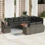 11-teiliges Gartensofa-Set und graue synthetische Rattankissen von , Gartensets - Ref: Foro24-3257831, Preis: 659,24 €, Rabat...