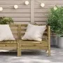Garden corner sofa impregnated pine wood by , Modular outdoor sofas - Ref: Foro24-837983, Price: 55,24 €, Discount: %