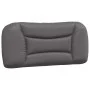Cabecero de cama acolchado cuero sintético gris 90 cm de , Cabeceros y pies de cama - Ref: Foro24-374547, Precio: 43,51 €, De...