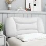 Cabecero de cama acolchado cuero sintético blanco 90 cm de , Cabeceros y pies de cama - Ref: Foro24-374545, Precio: 63,75 €, ...