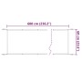 Toldo vertical beige 60x600 cm tela oxford
