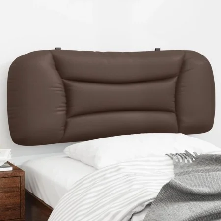 Cabecero de cama acolchado cuero sintético marrón 100 cm de , Cabeceros y pies de cama - Ref: Foro24-374558, Precio: 36,84 €,...