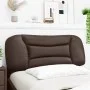 Cabecero de cama acolchado cuero sintético marrón 100 cm de , Cabeceros y pies de cama - Ref: Foro24-374558, Precio: 36,84 €,...