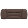 Brown synthetic leather padded bed headboard 100 cm by , Headboards and footboards - Ref: Foro24-374558, Price: 37,16 €, Disc...